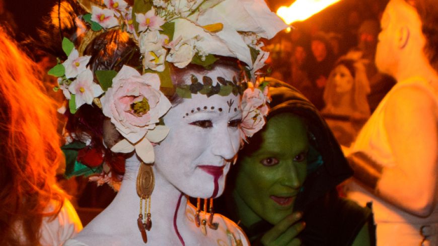 May Queen at Beltane Fire Festival