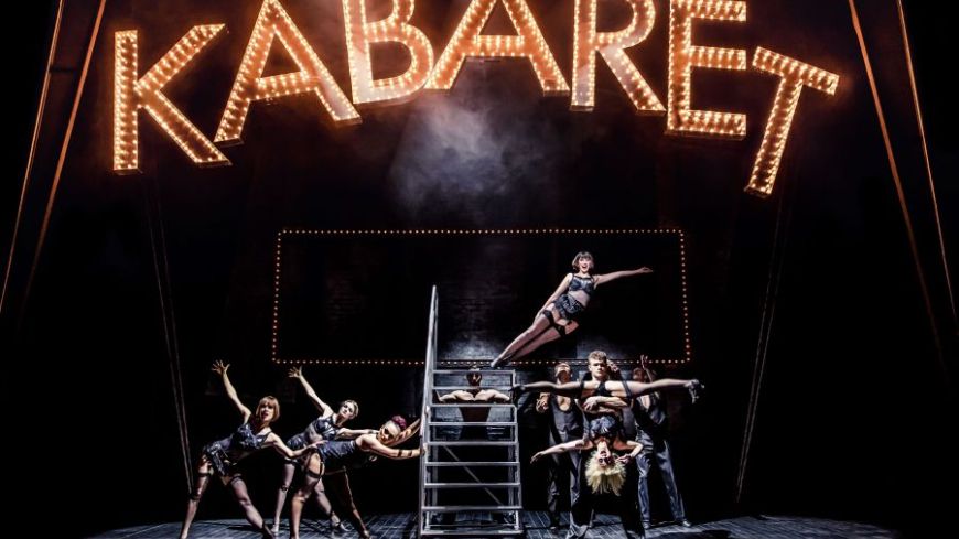 From Cabaret - Sally Bowles and the Kit Kat Club ensemble 
