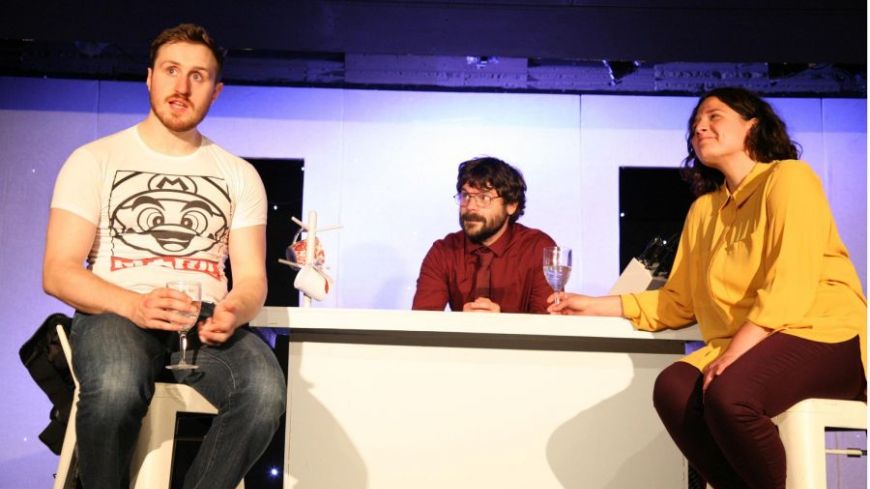 Hamish, Bruce and Laura in Celestial Body