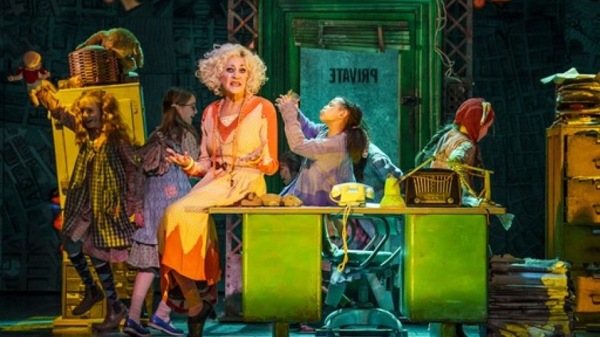 Paul O'Grady as Miss Hannigan in UK Tour of Annie