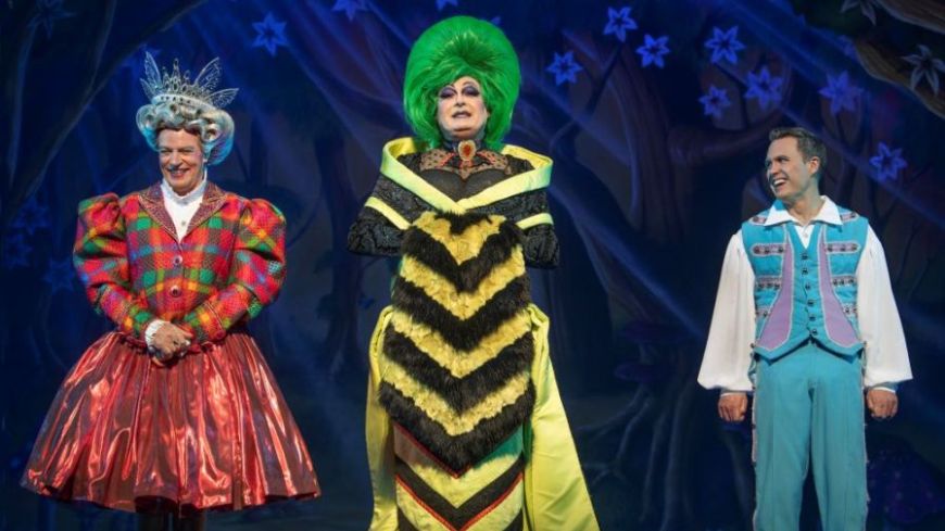 Allan Stewart, Grant Stott and Jordan Young in Cinderella (photo Douglas Robertson)