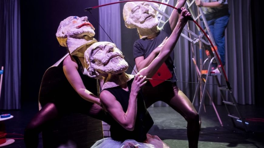 A scene from Grown Ups by Compagnie Barbarie