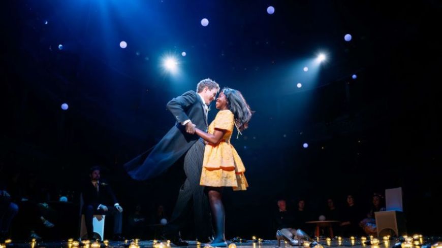 Dexter and Emma in One Day, the Musical. Photo credit, Mihaela Bodlovic