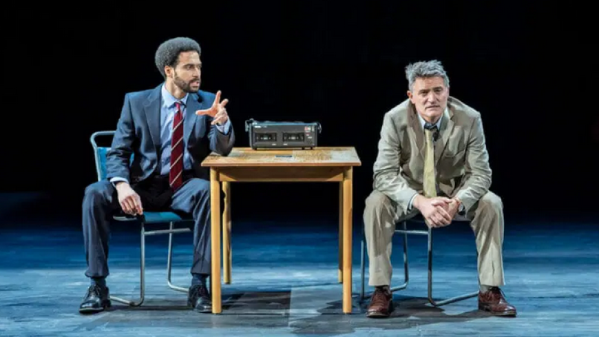 Inspector Morse and Sergeant Lewis in Inspector Morse (photo Johan Persson)