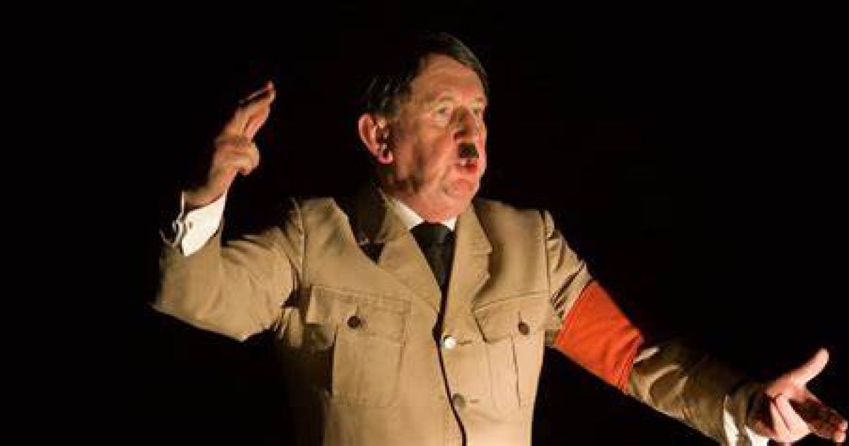 Pip Utton is Adolf - Pictured, Pip Utton