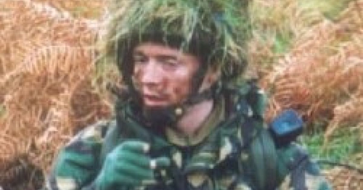 Image of a soldier in full army gear