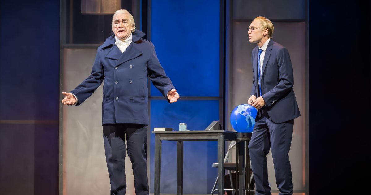 Brian Cox and Sandy Grierson in Make It Happen,  photo, Marc Brenner