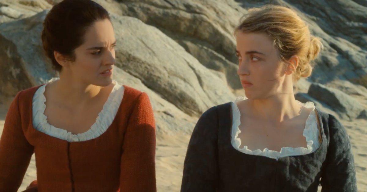 Marianne and Héloïse on the Breton coast